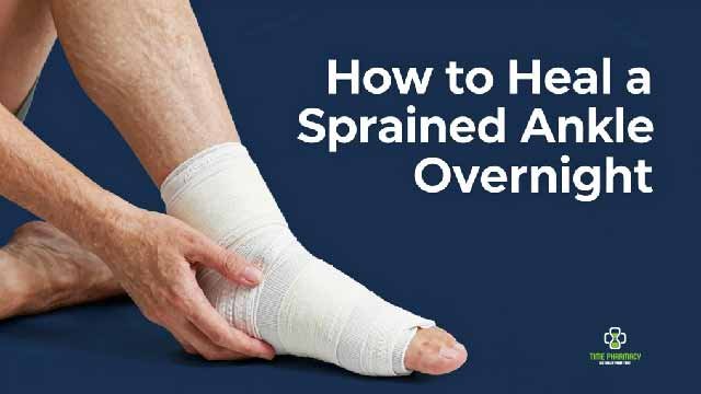 How to Heal a Sprained Ankle Overnight